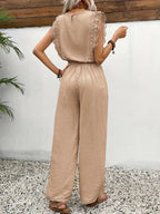 Claudia™ Mono elegante con detalles de encaje: liso, tejido y un estilo chic atemporal para todas las estaciones.
