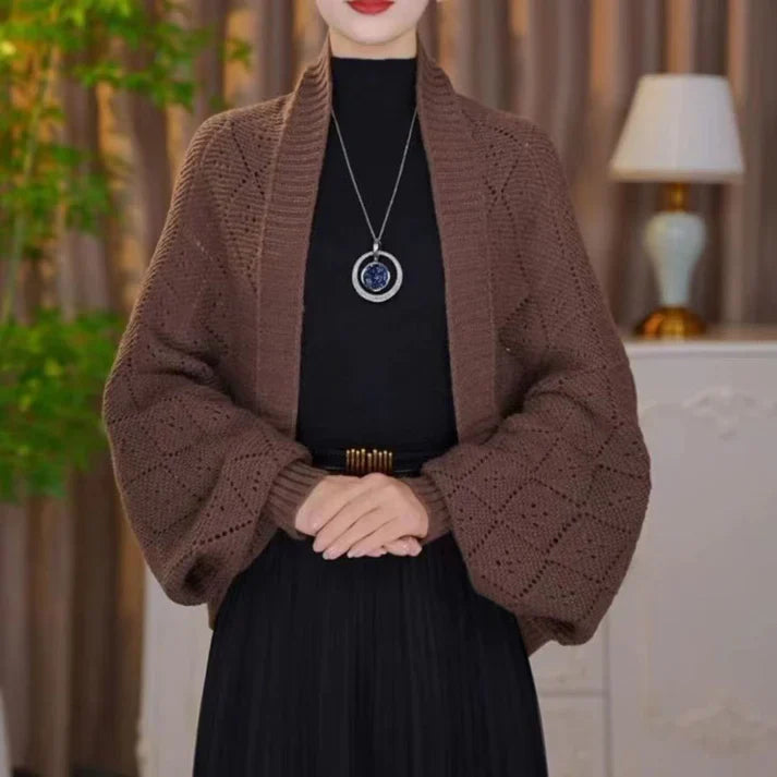 Beatriz - Cárdigan de punto calado