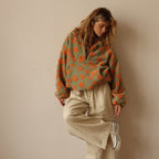 Daisy - Jersey oversize con estampado floral