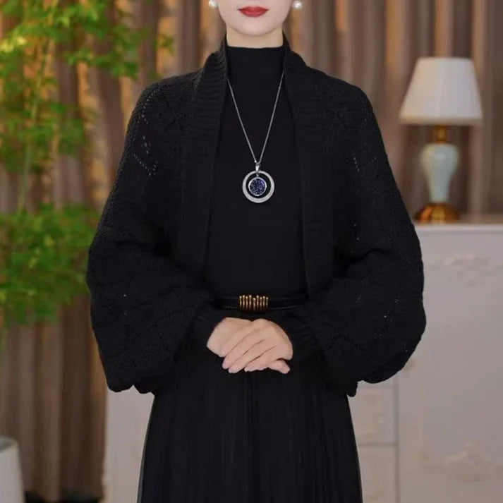 Beatriz - Cárdigan de punto calado