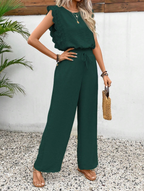 Claudia™ Mono elegante con detalles de encaje: liso, tejido y un estilo chic atemporal para todas las estaciones.
