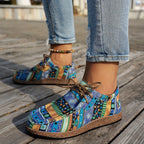 Maia – Zapatos con estampado étnico