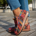 Maia – Zapatos con estampado étnico