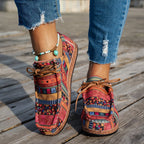 Maia – Zapatos con estampado étnico
