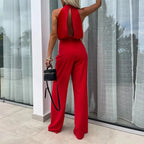 Olivia - Elegante mono liso sin mangas