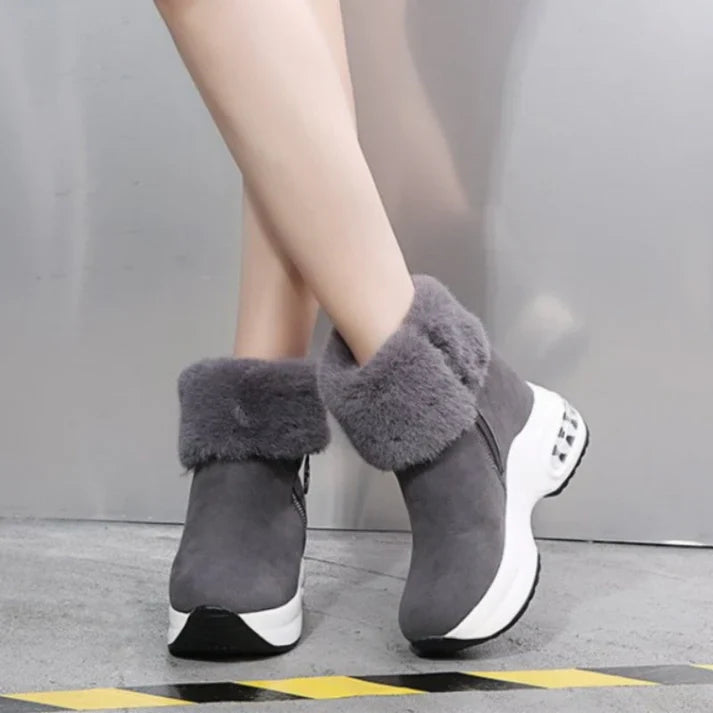 Lora - Botas térmicas con diseño moderno y forro afelpado