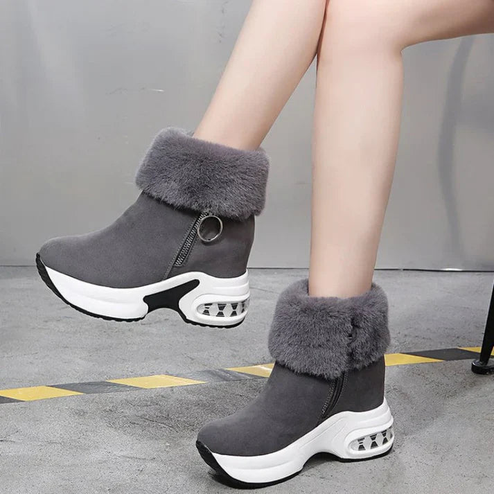 Lora - Botas térmicas con diseño moderno y forro afelpado