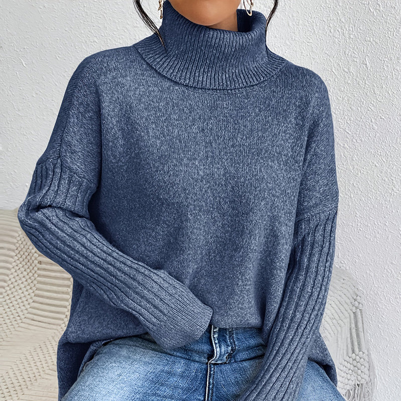 Marina - Jersey de punto con cuello alto